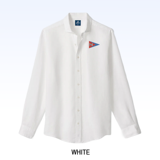 JOHNNIE-O LINEN BLEND BUTTON DOWN SHIRT - MCCARTHY SOLID