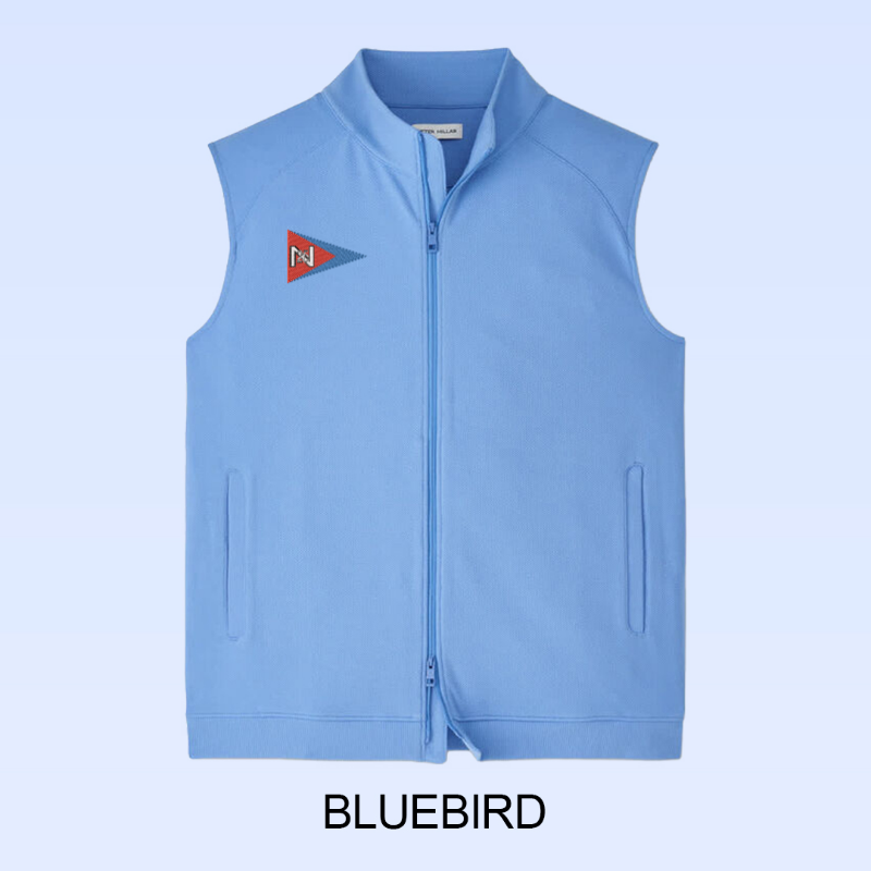 PETER MILLAR CRADLE PIQUÉ PERFORMANCE FULL-ZIP VEST