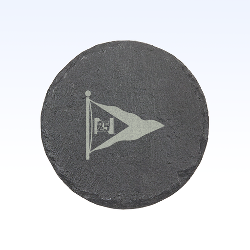 SET OF 4 SLATE COASTERS - 4"